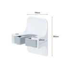 Command Medium Designer Hooks, 6 White Hooks and 9 Adhesive Strips