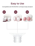 Momcozy M5 Smart Wearable Breast Pump, Double Pack, Gray