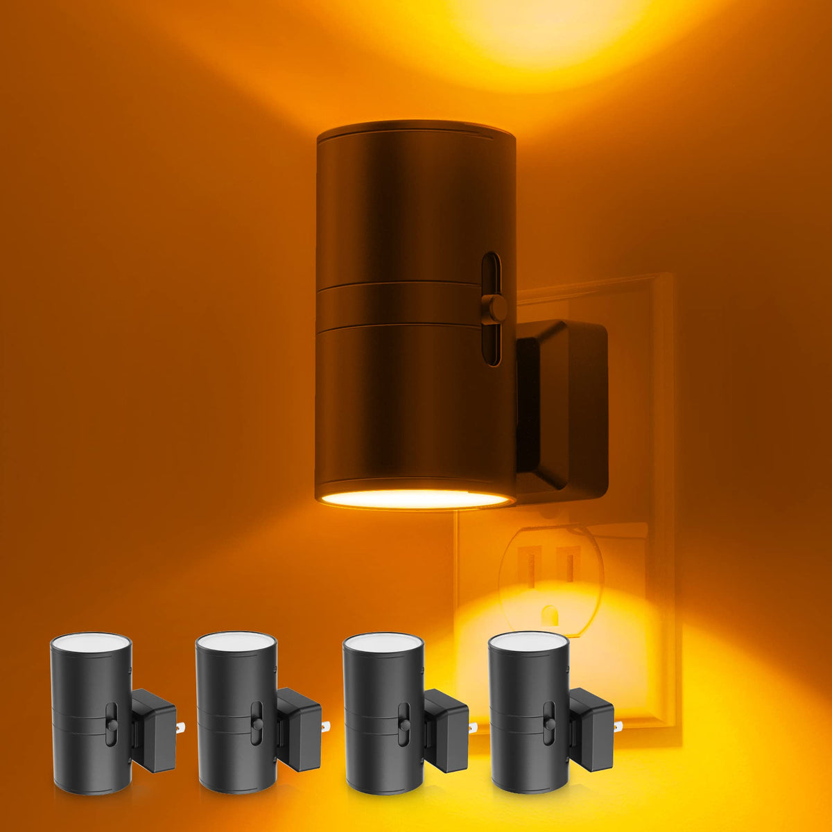 L LOHAS LED Night Light Plug in, Night Lights Plug into Wall, Soft White