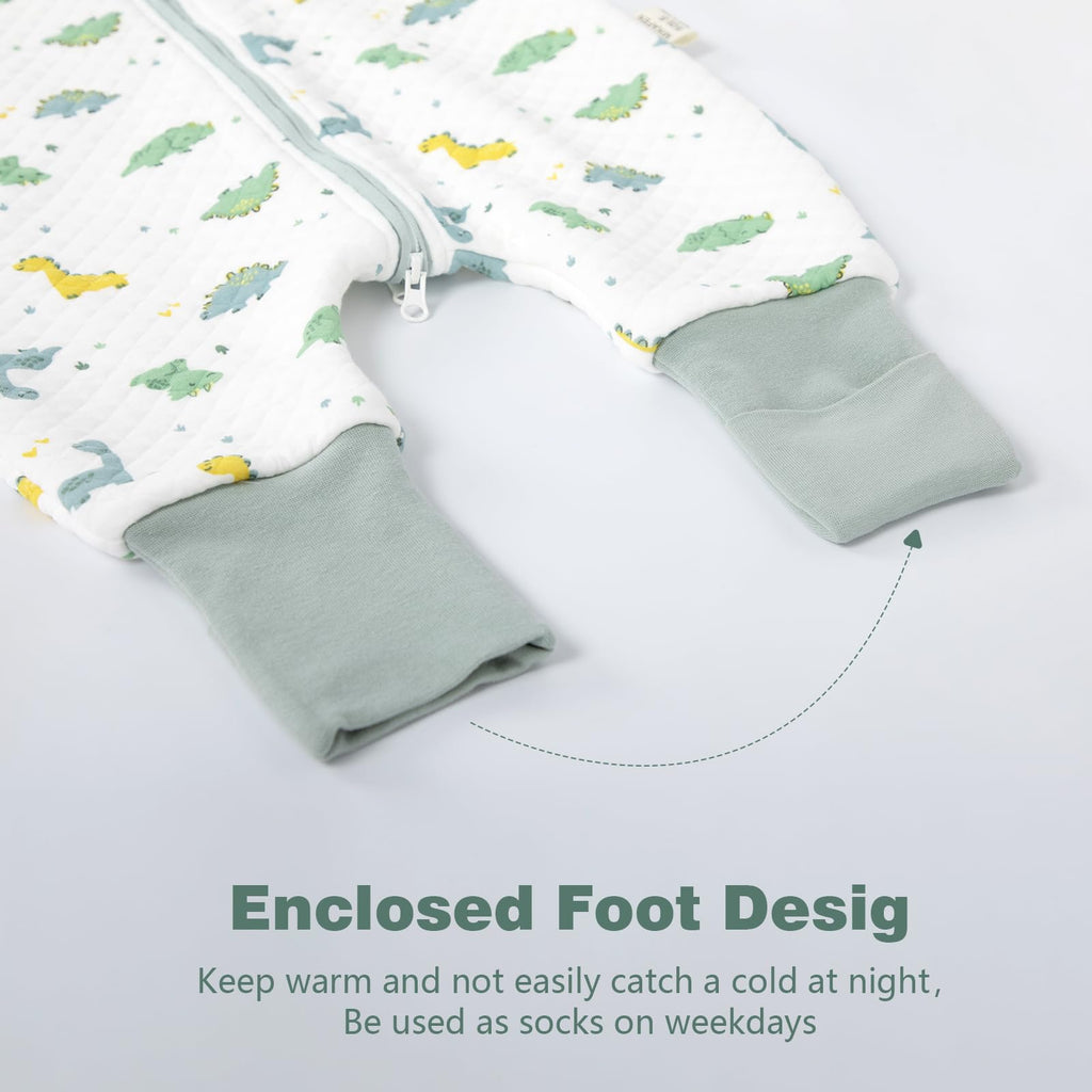 Baby Sleeping Bag with Feet, 2.0 Tog, Removable Sleeves 6-18 months
