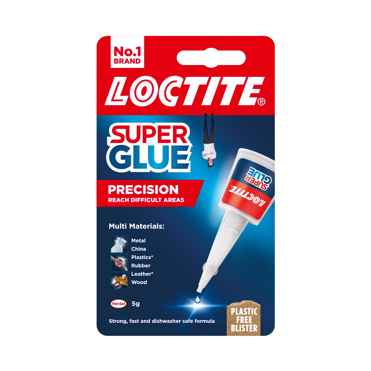 Loctite Precision Super Glue, Clear Fast-Setting Liquid Adhesive, 1 x 5 g