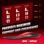 VALSOLE Thick Warm Wool Insoles for Men Women,Orthotic Insole,Arch SupportFor Insole,Plantar FasciitisInsole,for OverPronation,Flat Feet,Metatarsalgia,Heel Pain,Fleece Thermal Insoles(4-23cm,Brown)