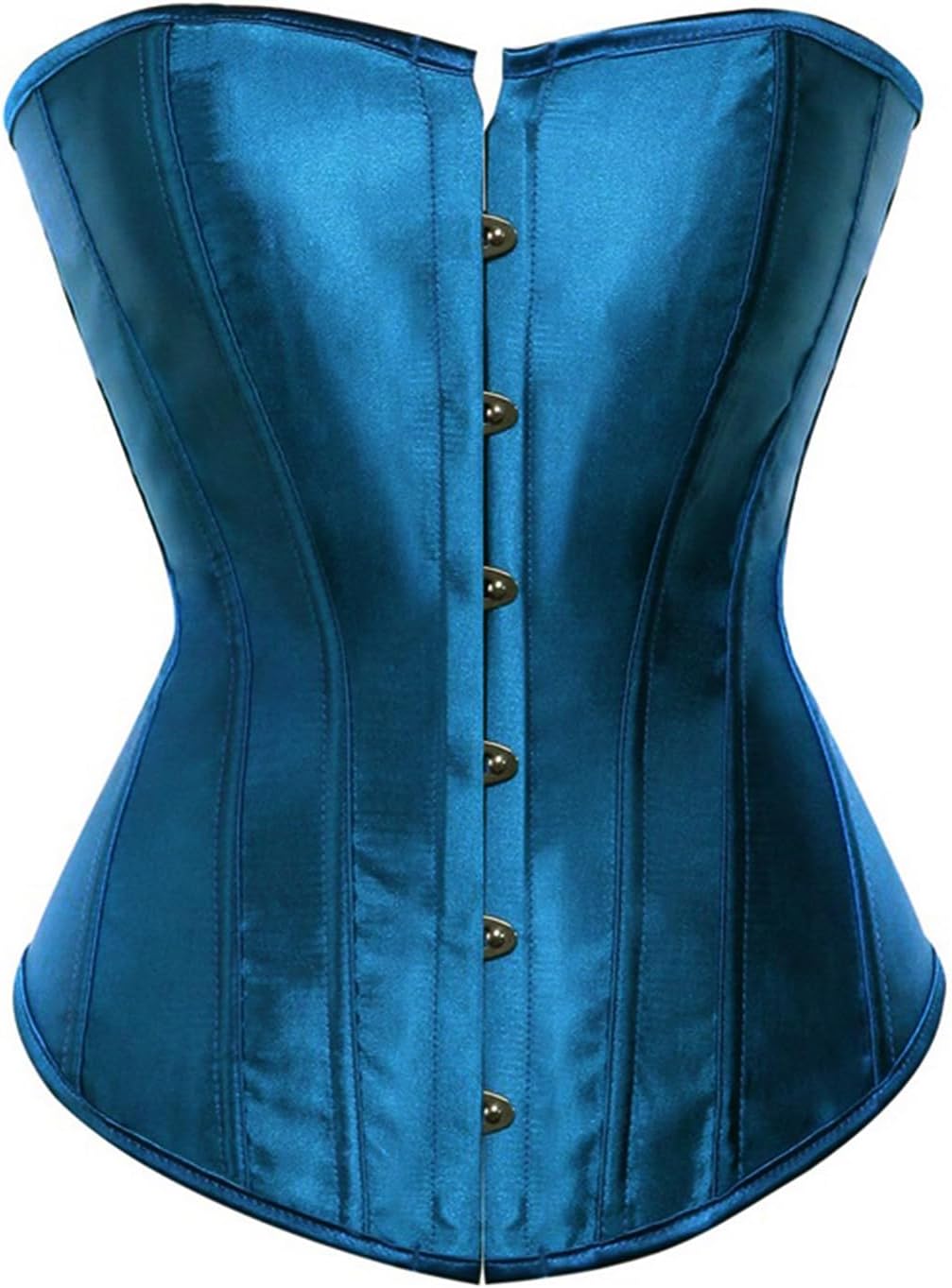 LSFYSZD Women's Lace Up Boned Overbust Corset Bustier Lingerie Bodyshaper Top Plus Size