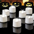 Homemory 24-Pack Flameless Tea Lights Candles Battery Operated, 200+ Hours