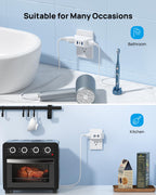 TROND Multi Plug Outlet Extender with USB, 2 Pack Plug Splitter