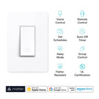 Kasa Smart Light Switch, Single Pole, Need Neutral Wire, HS200