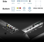 Antteq 32 Inch TV, Central Stand Design TV 720P Freeview HD Dolby Audio DVB T2/S2 LED Television, HDMI USB Media Player Monitor PS5 Xbox, Standard Nonsmart TV Small Screen for Bedroom Kitchen Black