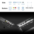 Antteq 32 Inch TV, Central Stand Design TV 720P Freeview HD Dolby Audio DVB T2/S2 LED Television, HDMI USB Media Player Monitor PS5 Xbox, Standard Nonsmart TV Small Screen for Bedroom Kitchen Black