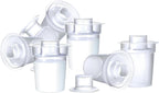 Nuby Baby Milk Powder Dispensers - Easy to Pour |Travel Ready | Compatible with Most Bottles, Including RapidCool (Pack of 6)