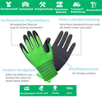 3 Pairs Gardening Gloves Superior Grip Work Gloves Durable Comfortable Breathable Multipurpose for Gardening Construction, Logistics,Warehousing,Landscaping (3Pairs Medium)