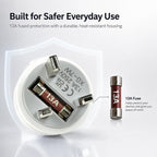 US to UK Plug Adapter, 2 in 1 USA to UK Travel Adaptor with 13A Fuse