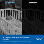 Tapo C200P2 2-Pack Full HD Indoor Security Camera Pet Camera House Security