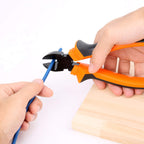 BOENFU Wire Cutters Heavy Duty Snips Flush Cut Side Cutters Pliers