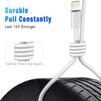 iPhone Charger Cable 3Pack 1.8M MFi Certified Fast Charging Lightning Cable
