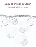 Momcozy M5 Smart Wearable Breast Pump, Double Pack, Gray