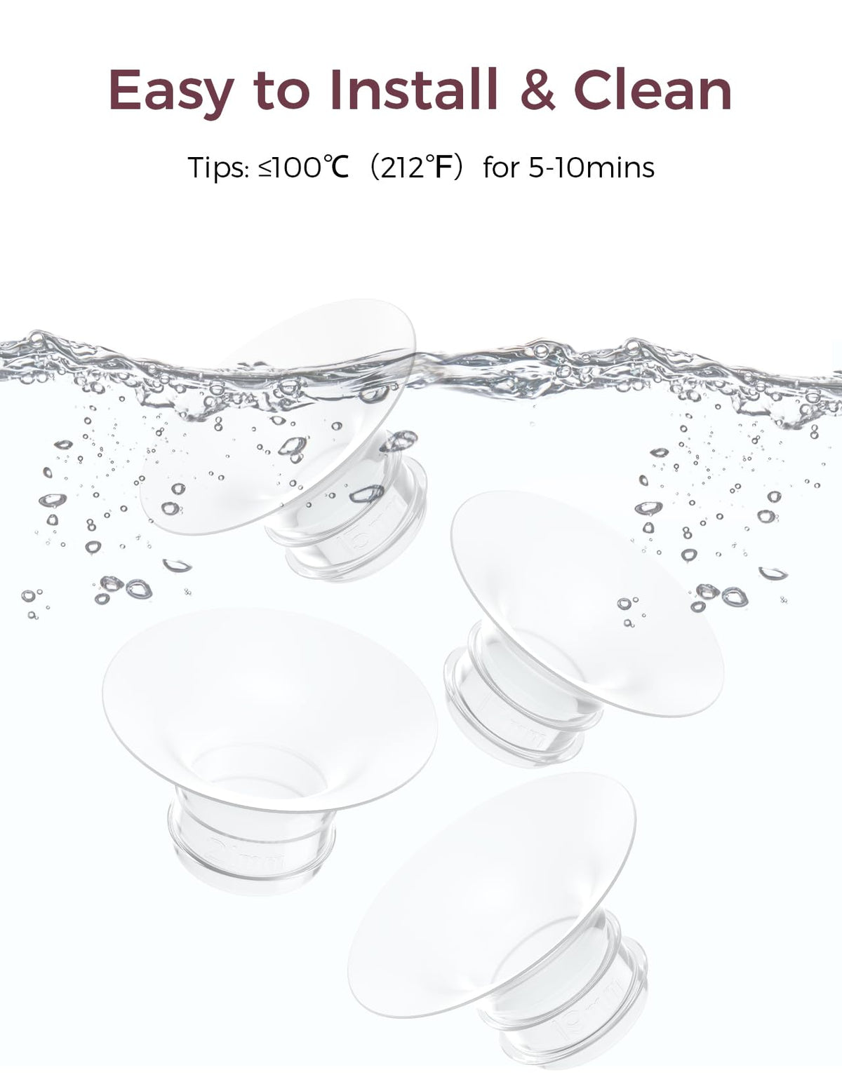 Momcozy M5 Smart Wearable Breast Pump, Double Pack, Gray