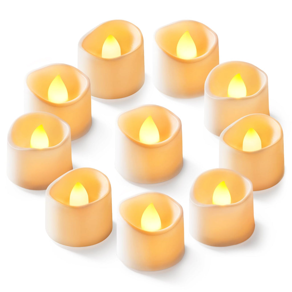 Homemory 24-Pack Flameless Tea Lights Candles Battery Operated, 200+ Hours