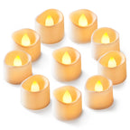 Homemory 24-Pack Flameless Tea Lights Candles Battery Operated, 200+ Hours