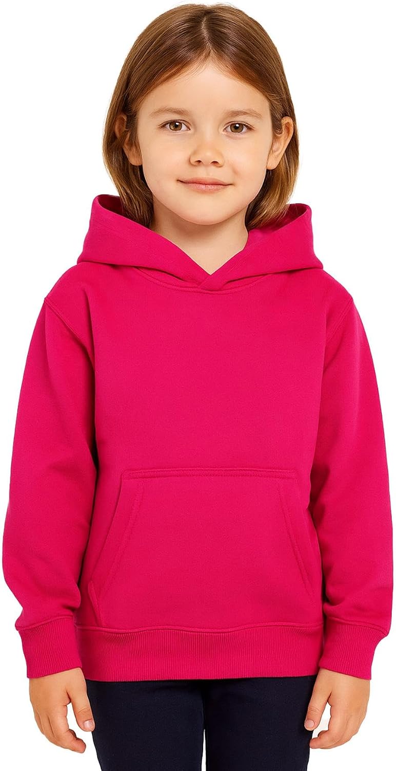 A2Z 4 Kids Girls Boys Plain Sweatshirt Tie Dye Pullover Shirt Fleece Hooded Jumper PE School Warm Coats Long Sleeve Top New Casual Fashion for Childrens Unisex Age 2-13 Years