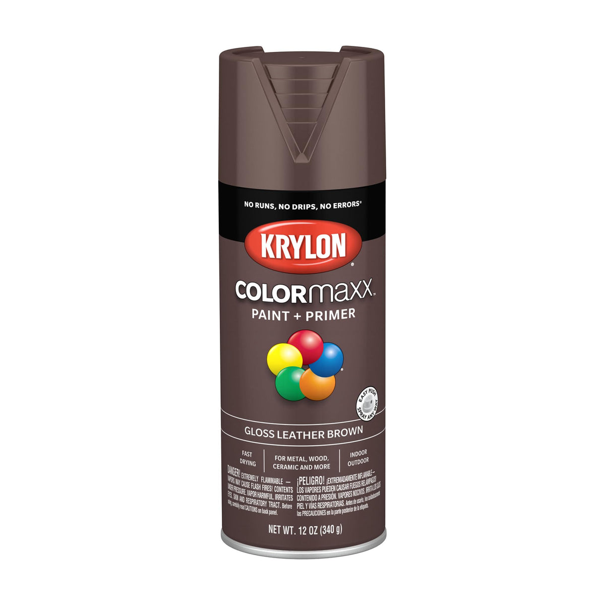 Krylon ColorMaxx 12 Oz. Gloss Spray Paint, Pumpkin Orange - 1 Each