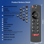 Seniors Elderly Big Button Universal Extra Large Remote Control UNOCAR