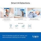 Tapo C200P2 2-Pack Full HD Indoor Security Camera Pet Camera House Security