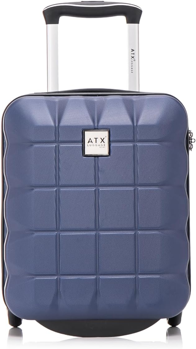 ATX Luggage Extra Large Suitcase Super Lightweight Durable ABS Hard Shell Suitcase with 4 Wheels and Built-in TSA Lock (Black, 32 Inches,132 Liter)