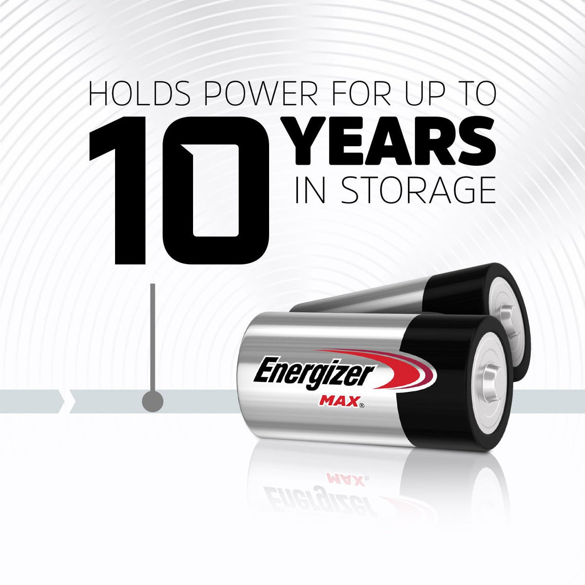 Energizer Max D Batteries (4 Pack) - 1.5V Battery LR20 - Long Lasting Power
