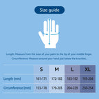 by Amazon Blue Disposable Nitrile Gloves, Powder-free, Latex-free, Size M, Pack of 100