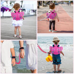 AOMIG Baby Reins, Baby Walking Reins and Toddler Safety Harness, Dinosaur Baby Reins Safety Leash for Toddlers Boys and Girls (Green)