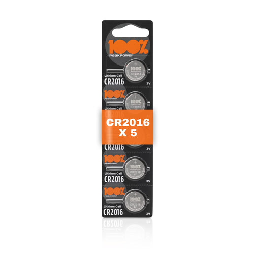 100PP CR2016 Batteries 3V Lithium 10 Pack | Key Fobs & Remotes