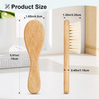 Baby Hair Brush with Wooden Handle and Super Soft Goat Bristles for Newborns, Infant, Toddlers, Kids