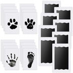 Nabance Baby Hand and Footprint Kit, 3 Inkless Print Pads, 6 Imprint Cards