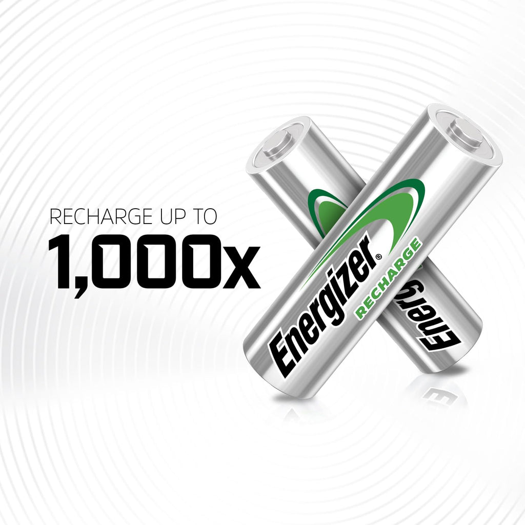 Energizer Recharge Power Plus Rechargeable AA Batteries (8 Pack) 2000 NiMH