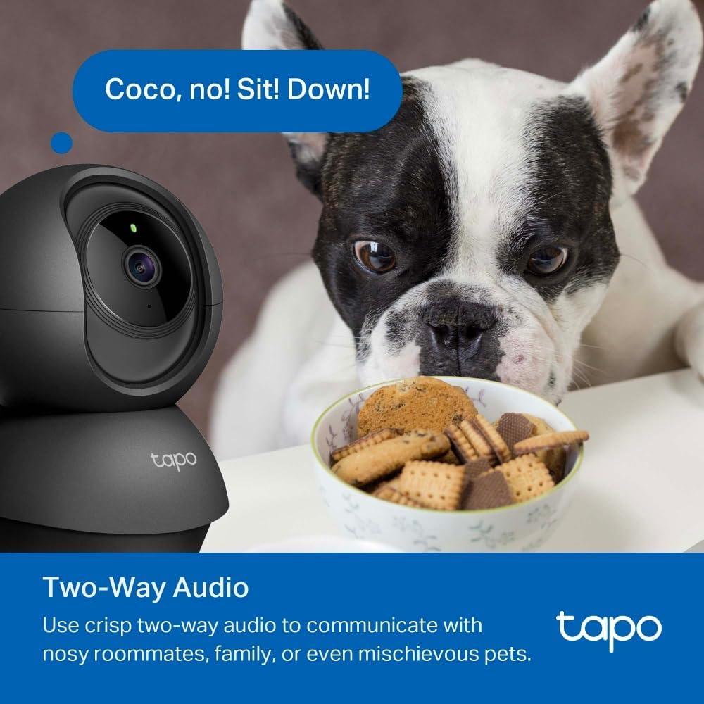 Tapo C201 Full HD Pan/Tilt Indoor Security Camera Pet Camera House Security