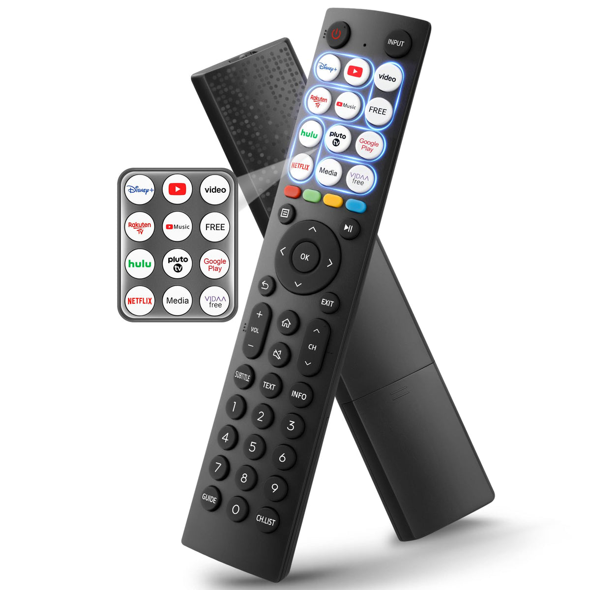 for Toshiba Remote Control T-8561, Universal for Toshiba Smart TVs