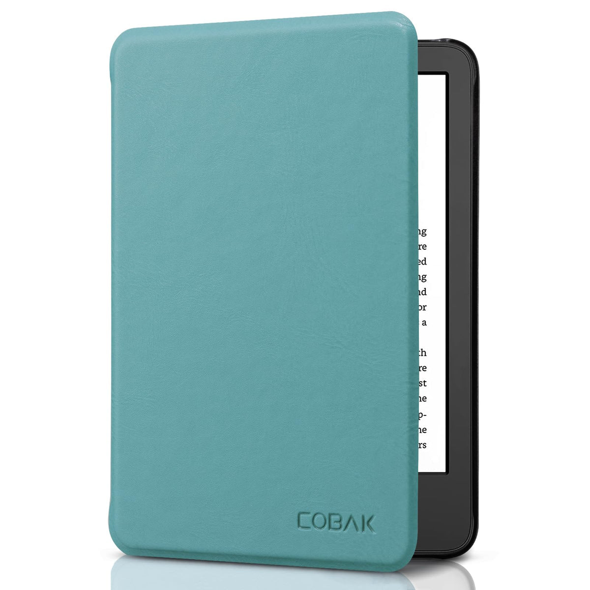 CoBak Case for 6" Kindle 11th Generation 2024 and 2022, Premium PU Leather Smart Cover with Auto Sleep/Wake for Kindle, Black
