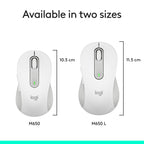 Logitech Signature M650 L Full Size Wireless Mouse - For Large Sized Hands