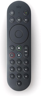 Sky Glass and Sky Stream TV Remote - Anthracite Black