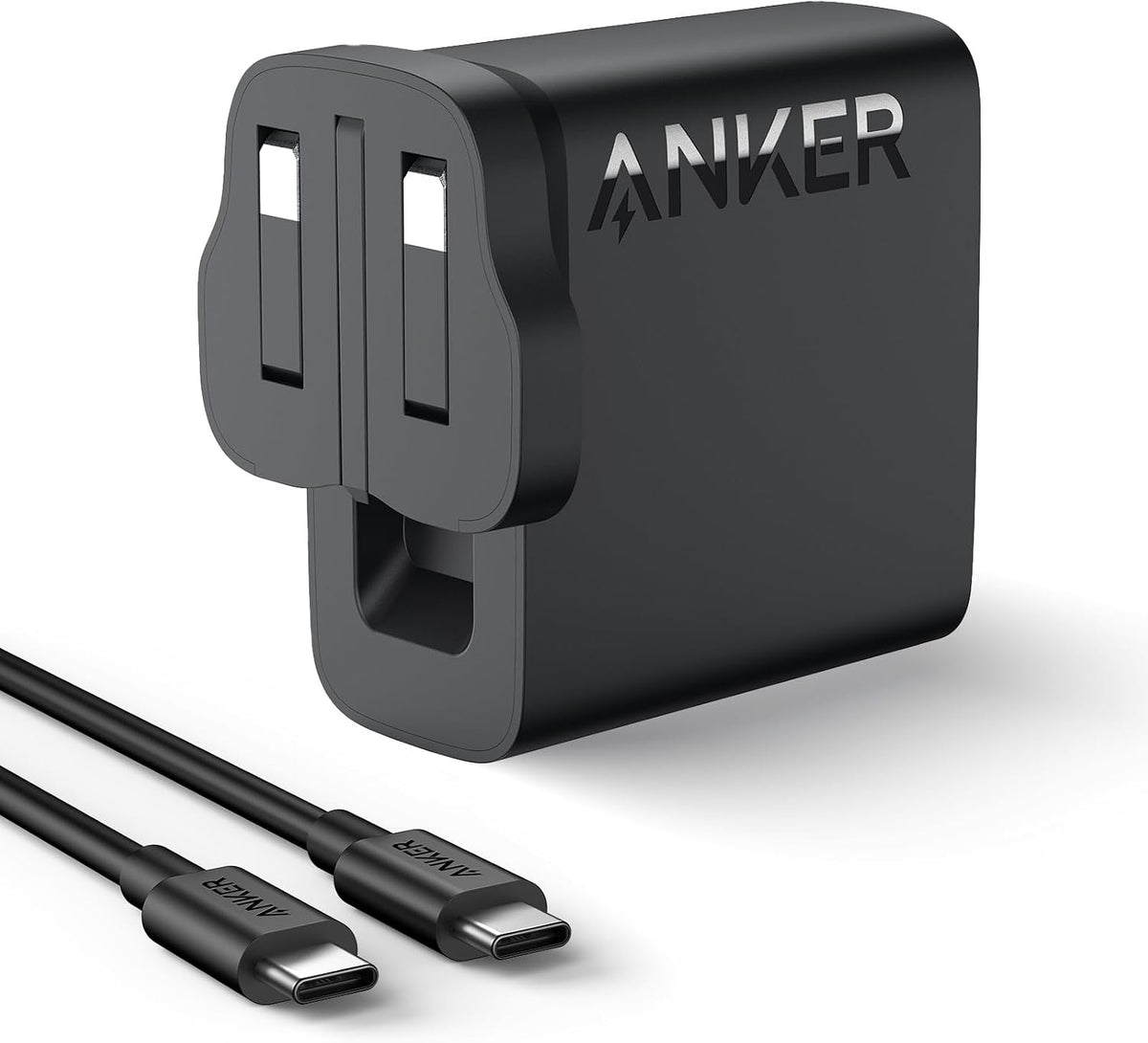 Anker 100W USB C Fast Charger, Compact and Foldable Plug with 1.5m Cable