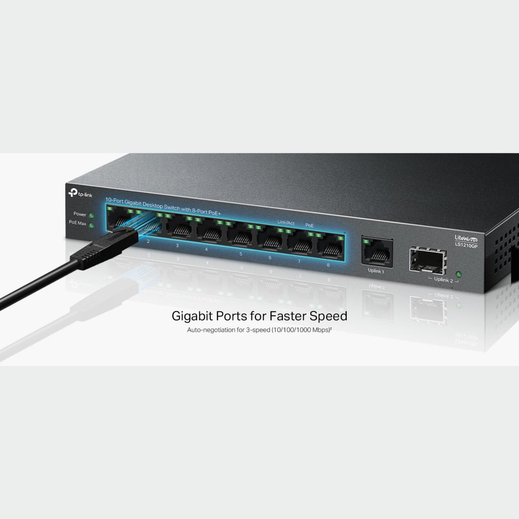 TP-Link LS1005G 5-Port Gigabit Network Switch, Ethernet Splitter