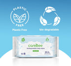 99.9% Water Baby Wipes, Plant-Based Skin Wipes, 60 Pack - (6, White)