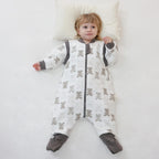 Baby Sleeping Bag with Feet, 2.0 Tog, Removable Sleeves 6-18 months