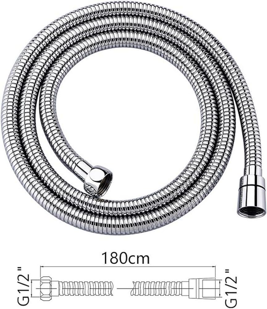 Shower Hose 3m, GRIFEMA G851-30 Stainless Steel Shower Pipe, Anti-Kink
