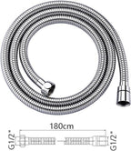 Shower Hose 3m, GRIFEMA G851-30 Stainless Steel Shower Pipe, Anti-Kink