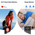 Motast Smart Watch, Fitness Tracker 1.69'' HD for Men Women