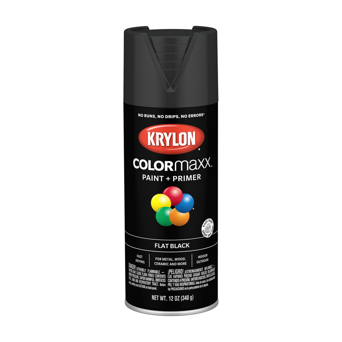 Krylon ColorMaxx 12 Oz. Gloss Spray Paint, Pumpkin Orange - 1 Each