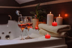 KOABY 24 Pack Pink Light Flameless Tea Lights, Pink Base, Last 100H