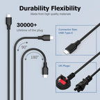 90W Laptop Charger Compatible with HP EliteBook Probook Pavilion Compaq