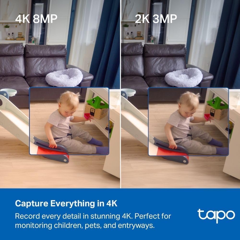 Tapo C200P2 2-Pack Full HD Indoor Security Camera Pet Camera House Security